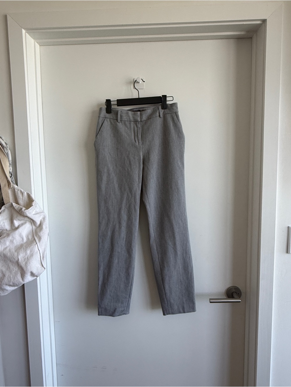 Express Light Gray Women's Trousers